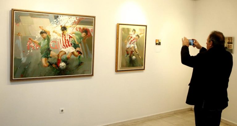 Η Προοδευτική τιμάει την τέχνη του ποδοσφαίρου με έκθεση ζωγραφικής
