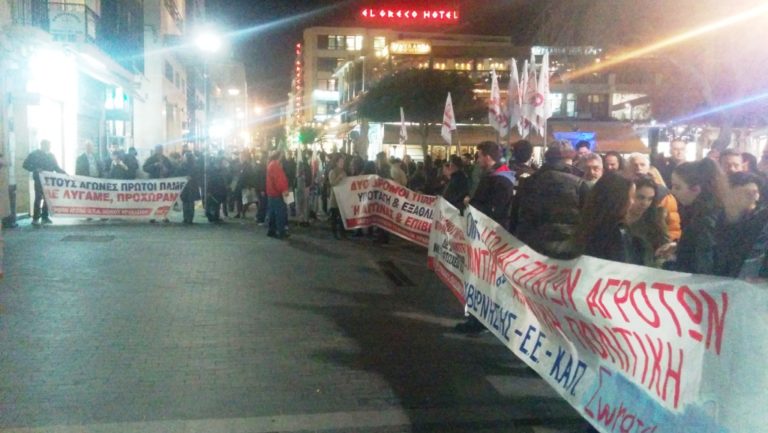 Παρών και από τους Κρητικούς στο αγροτικό συλλαλητήριο