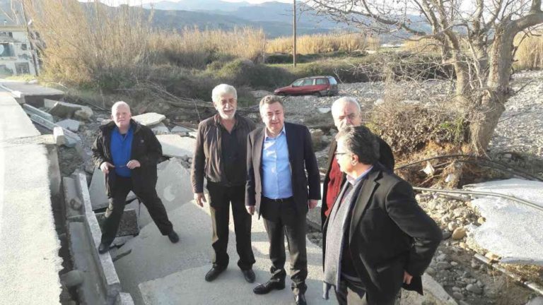 Χανιά: Στις καταστροφές στο Δήμο Πλατανιά ο Περιφερειάρχης