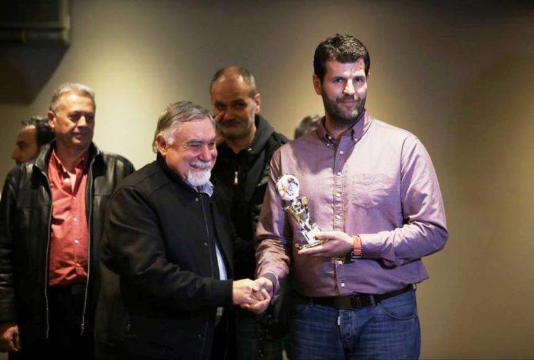 Βραβεύτηκε για την άνοδο της ΑΕΛ