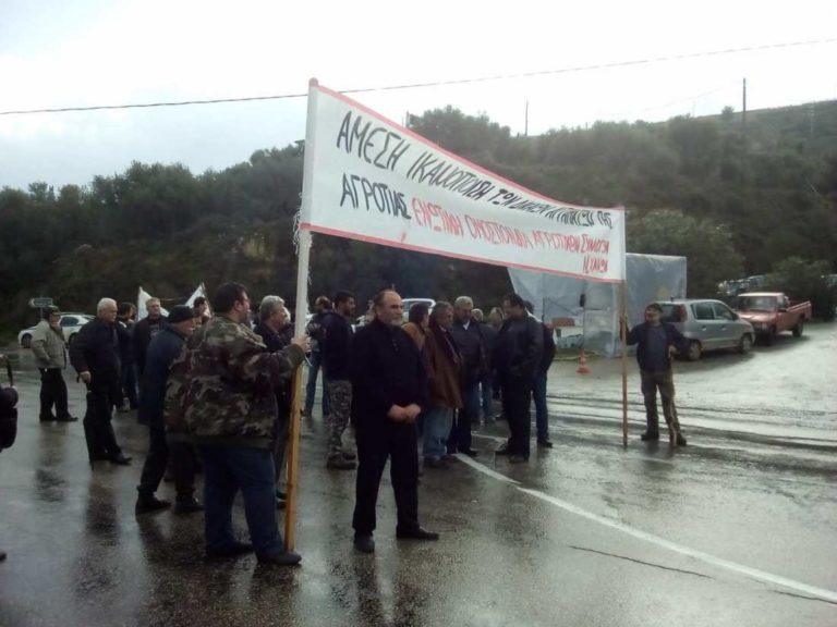Χανιά: Συνεχίζουν τις κινητοποιήσεις τους οι αγρότες