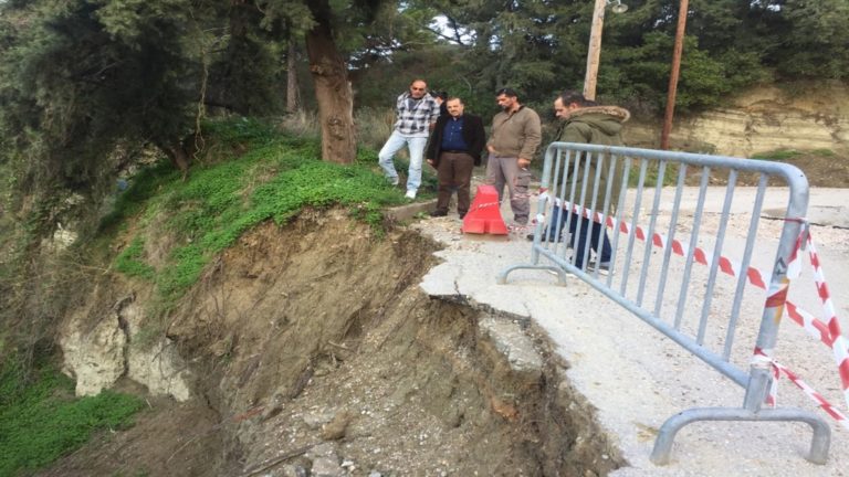 Σε αποκατάσταση του δρόμου στα Κοσκινού προχωρά ο Δήμος