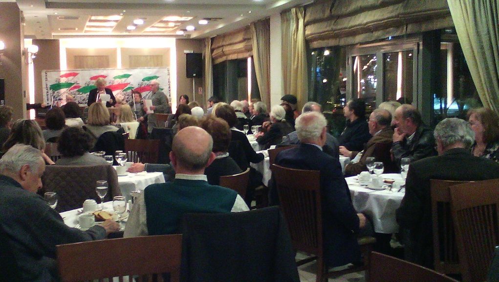 Ο Δ. Χριστακόπουλος σε πρόσφατη εκδήλωση για τα 74 χρόνια της ΕΠΟΝ 