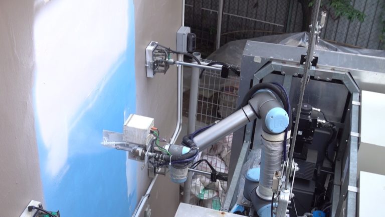 Ρομπότ βάφει και πλένει ψηλά κτίρια και «καθαρίζει» για τους μάστορες (video)