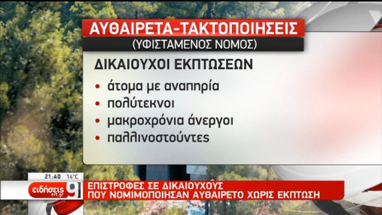 Έρχεται νέος νόμος για τα αυθαίρετα με μειώσεις προστίμων (video)
