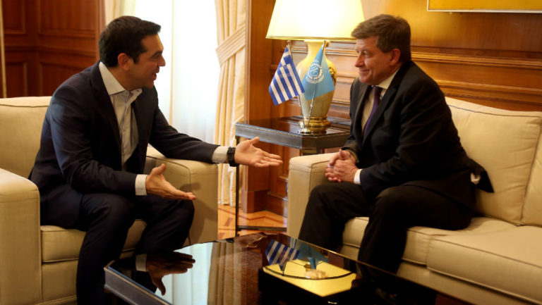 Τσίπρας: Ισχυρό συμβολικό μήνυμα η επίσκεψη Ράιντερ σε μια πολύ κρίσιμη στιγμή (video)