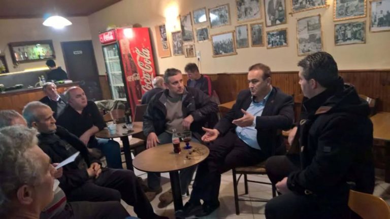 Συνάντηση Γ. Αντωνιάδη με κατοίκους Αναργύρων
