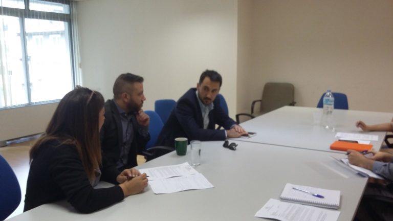 Συνάντηση Μεϊόπουλου-Χαρίτση για την Α’ ΒΕΠΕ Βόλου
