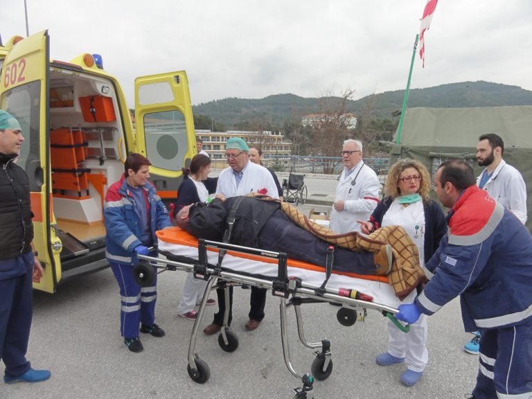 Καβάλα: Άσκηση στο Νοσοκομείο για σεισμό