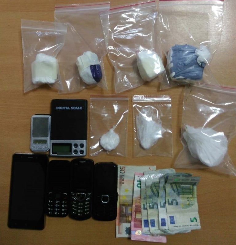 Συνελήφθη 35χρονος για κατοχή κοκαΐνης