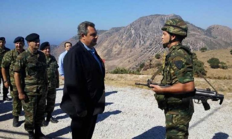 Καμμένος: Ιδιαίτερα προκλητική η συμπεριφορά της Τουρκίας