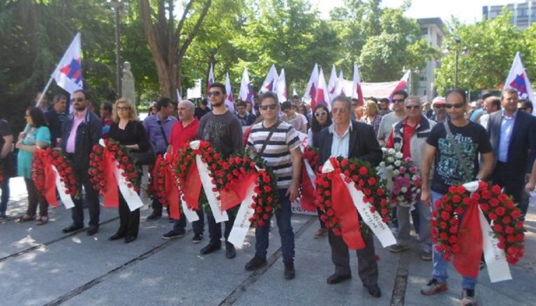 Αντιπολεμική Πρωτομαγιάτικη εκδήλωση συνδικάτων στο Κορωπί