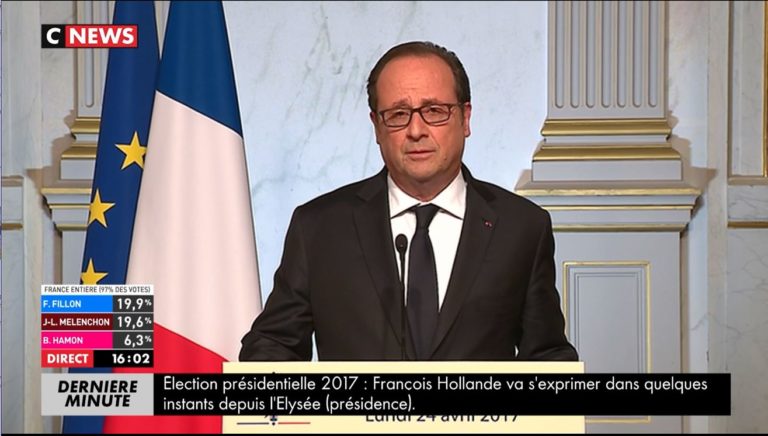 Ο Ολάντ ψηφίζει Μακρόν-Κίνδυνος για τη χώρα η Λεπέν