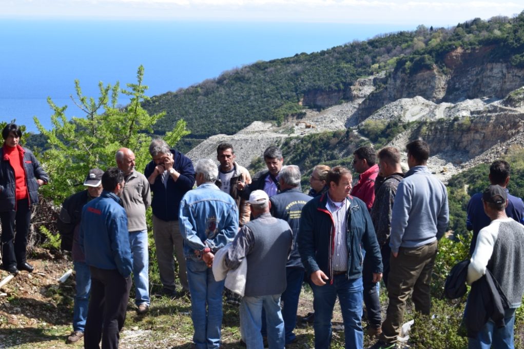 Βόλος: Συμβολικό άνοιγμα λατομείων στο Νεοχώρι   