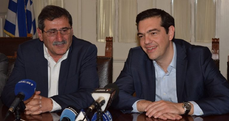 Συνάντηση Τσίπρα – Πελετίδη στο Δημαρχείο της Πάτρας