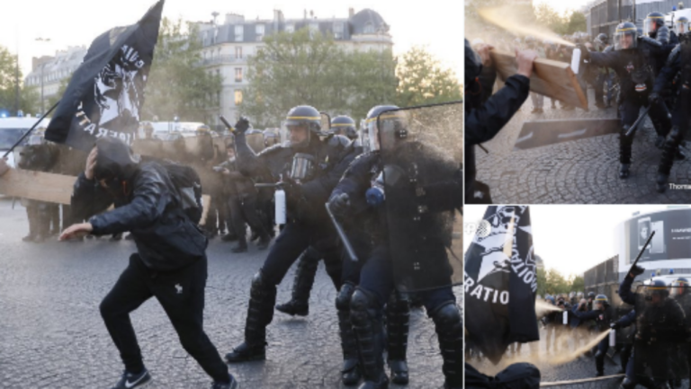 Συγκρούσεις στο Παρίσι μετά τα πρώτα αποτελέσματα των εκλογών