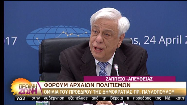 “Η συνύπαρξη των πολιτισμών δείχνει ποιο είναι το διακύβευμα στο μέλλον” (video)