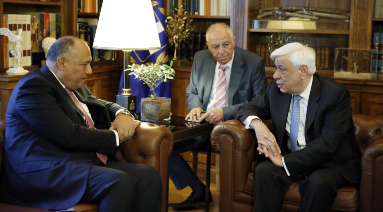Συνάντηση Πρ. Παυλόπουλου – Αιγύπτιου ΥΠΕΞ (video)