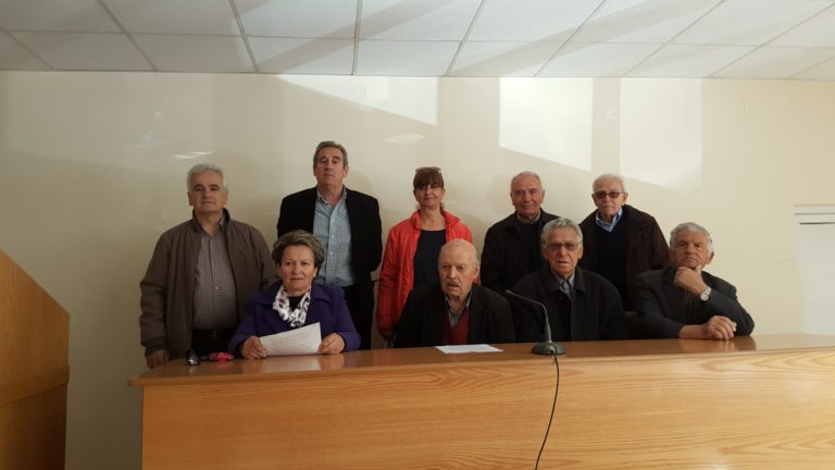 Συγκέντρωση διαμαρτυρίας από τους συνταξιούχους του νομού Καρδίτσας