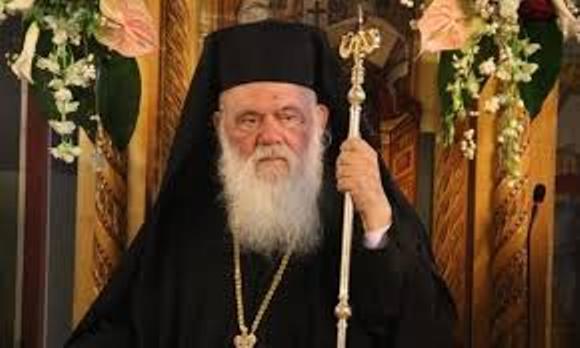Ο Αρχιεπίσκοπος Ιερώνυμος στη Μακρυνίτσα Σερρών