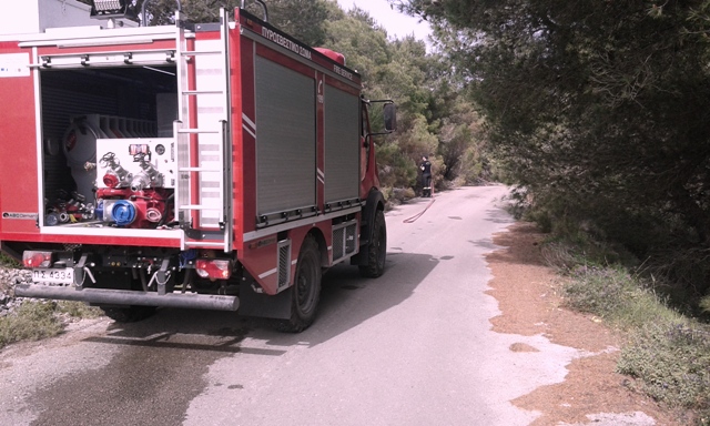 Υπό μερικό έλεγχο φωτιά στον Δήμο Αγ. Βασιλείου στο Ρέθυμνο