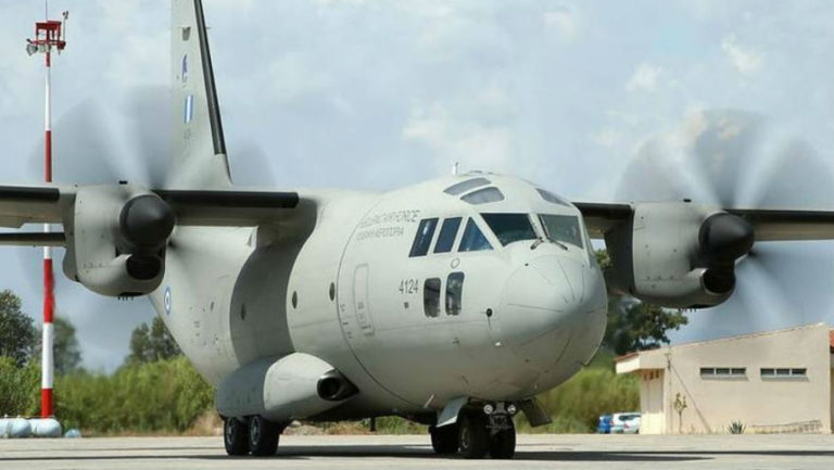 Ατύχημα με αεροσκάφος C-27J κατά τη μεταφορά ασθενούς στη Σαντορίνη