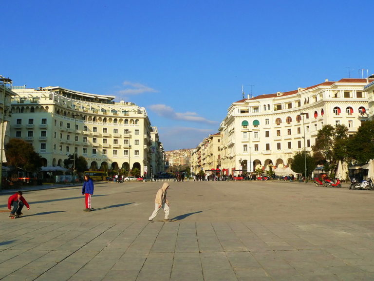 Street Handball στην πλατεία Αριστοτέλους