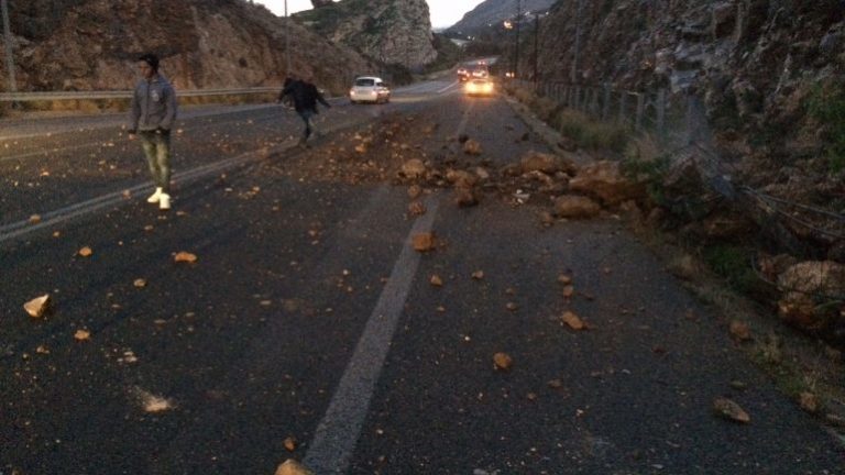 Χανιά: Κλειστός ο δρόμος Θερίσου – Ζούρβας λόγω κατολισθήσεων