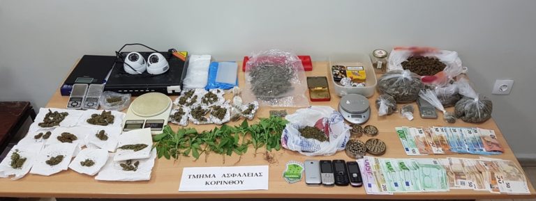 Συλλήψεις για ναρκωτικά σε Κορινθία και Αττική