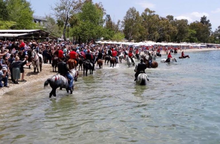 Αναβιώνει το έθιμο αγιασμού  των αλόγων στα Καλά Νερά