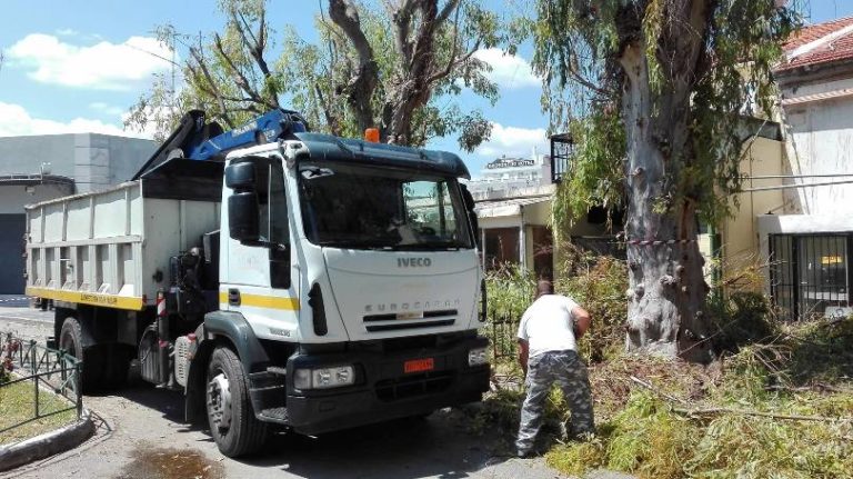 Εργασίες κλαδέματος από το Δήμο Χανίων