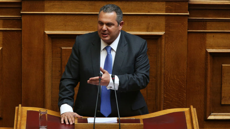 Απόρρητη ενημέρωση της επιτροπής για την Τουρκία ανακοίνωσε ο Π. Καμμένος