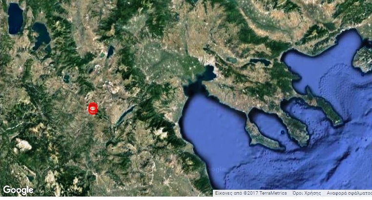 Δύο ασθενείς σεισμικές δονήσεις το πρωί στην περιοχή της Κοζάνης