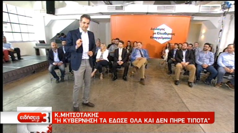 Κυρ.Μητσοτάκης: “Η κυβέρνηση τα έδωσε όλα και δεν πήρε τίποτα” (video)