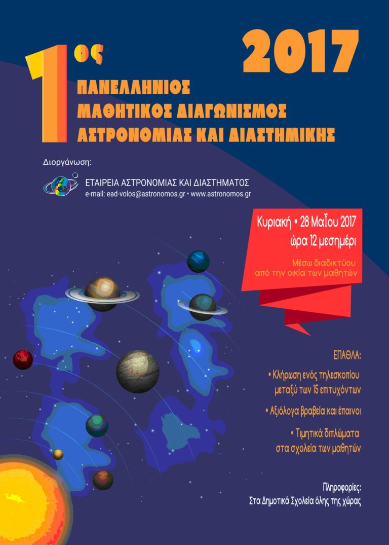 Πανελλήνιος Μαθητικός Διαγωνισμός Αστρονομίας