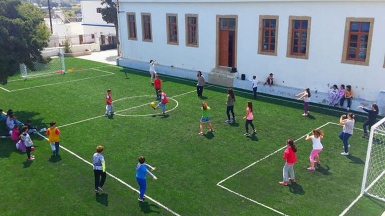 Απέκτησε γήπεδο ποδοσφαίρου το δημοτικό σχολείο Λειψών