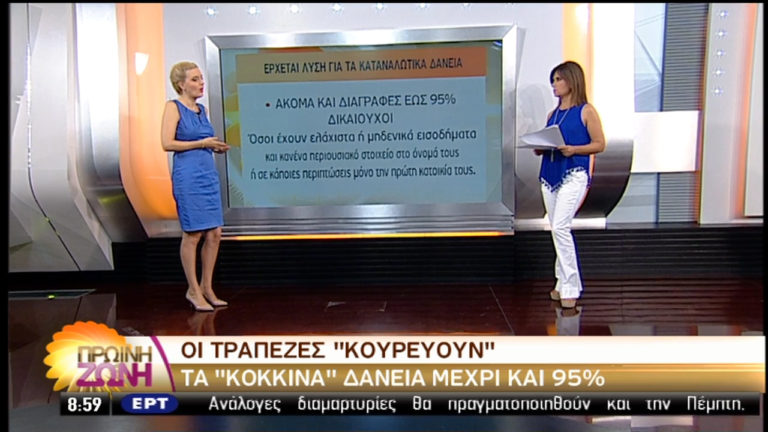 Οι τράπεζες «κουρεύουν» τα «κόκκινα» δάνεια μέχρι 95% (video)