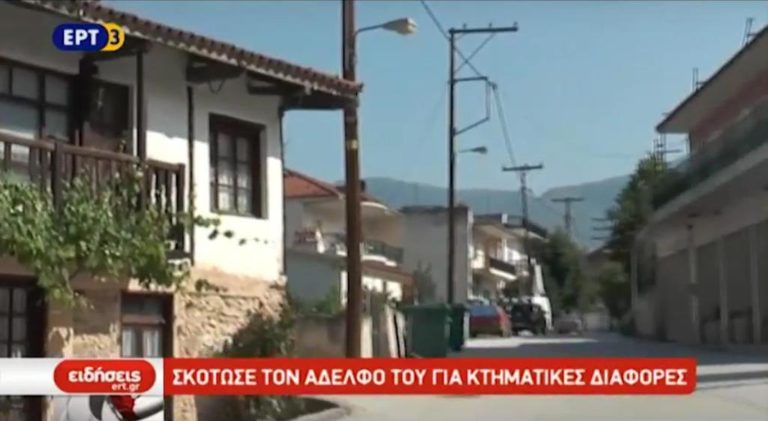 Σκότωσε τον αδελφό του για κτηματικές διαφορές (video)