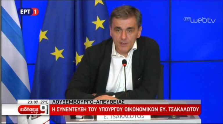 Τσακαλώτος: Τώρα υπάρχει φως στο τέλος του τούνελ (video)