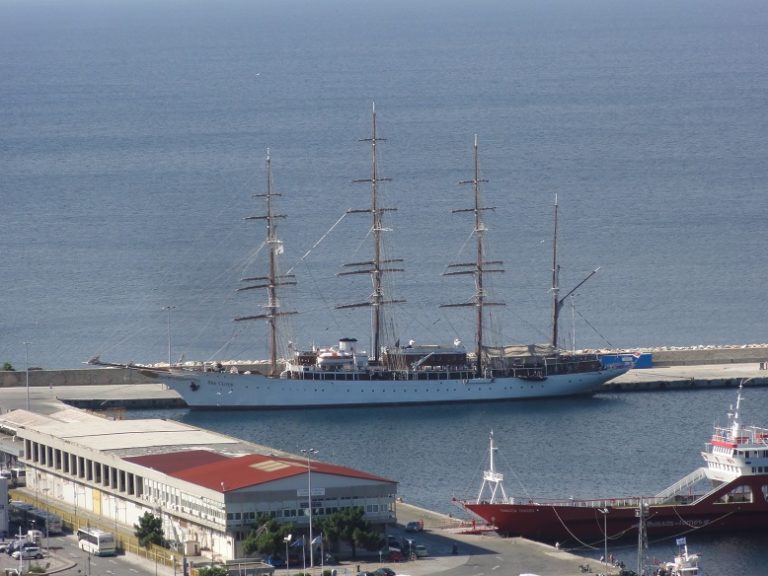 Καβάλα: Έλευση κρουαζιερόπλοιου Sea Cloud