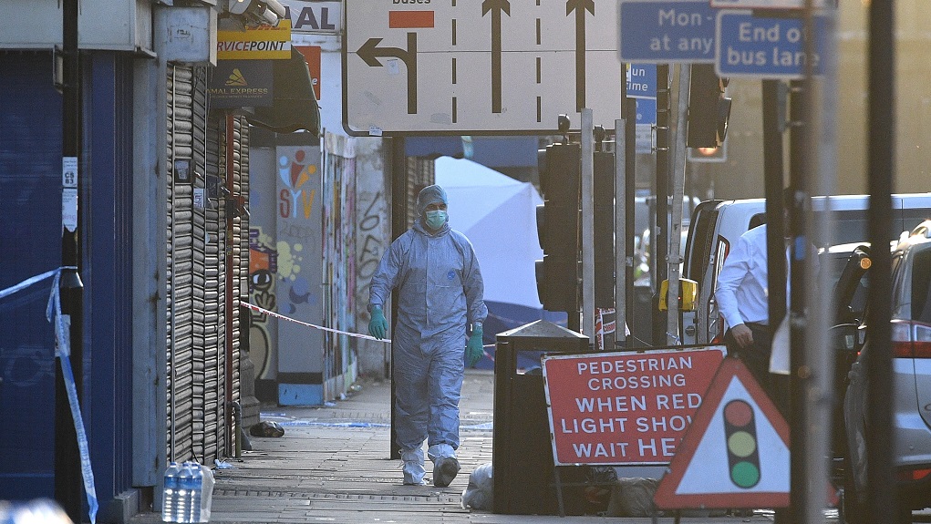 Van hits several pedestrians near Finsbury Park mosque in north London