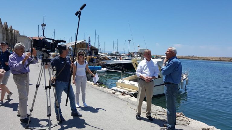 Στα Χανιά το συνεργείο της αμερικανικής εκπομπής “This is America and the World”