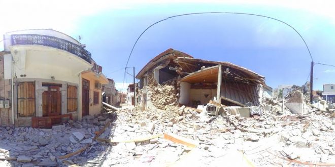 Λέσβος: Τρισδιάστατη Χαρτογράφηση υψηλής ανάλυσης της πληγείσας περιοχής Βρίσας