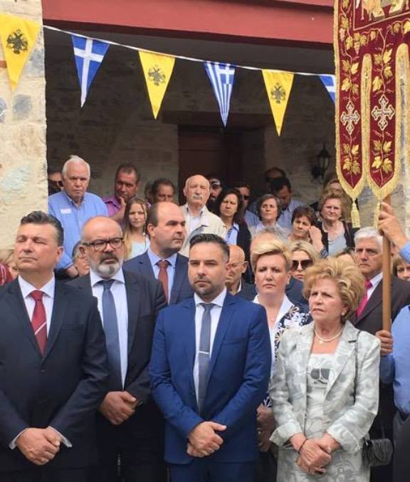 Στο Σπαρμό Ολύμπου ανήμερα του Αγίου Πνεύματος ο Γ. Κατσιαντώνης