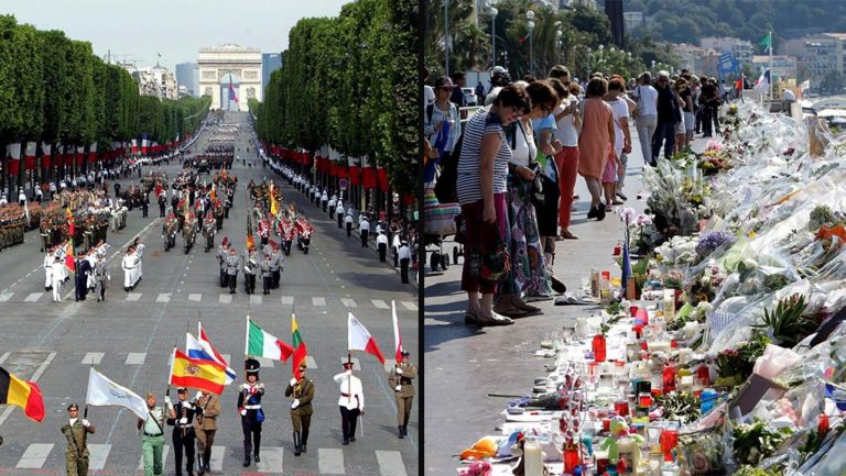 Μακρόν και Τραμπ γιορτάζουν την 14η Ιουλίου ένα χρόνο μετά το μακελειό στη Νίκαια