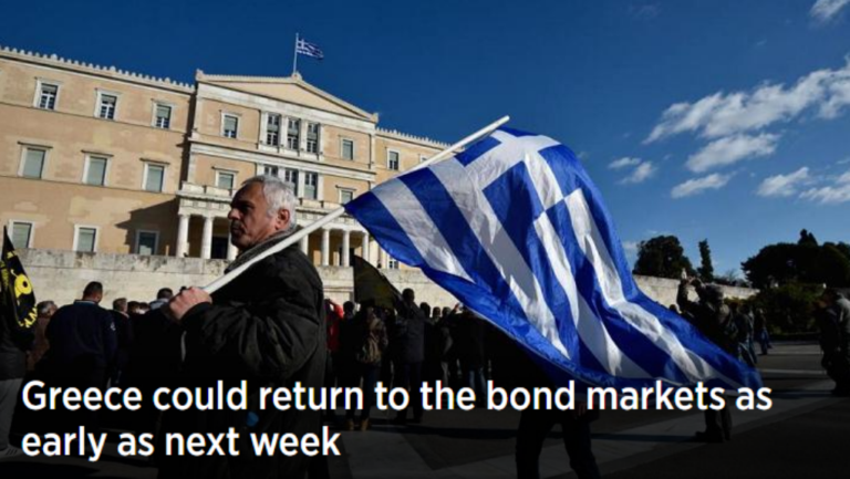 CNBC: Ράλι των ελληνικών ομολόγων αυτήν την εβδομάδα