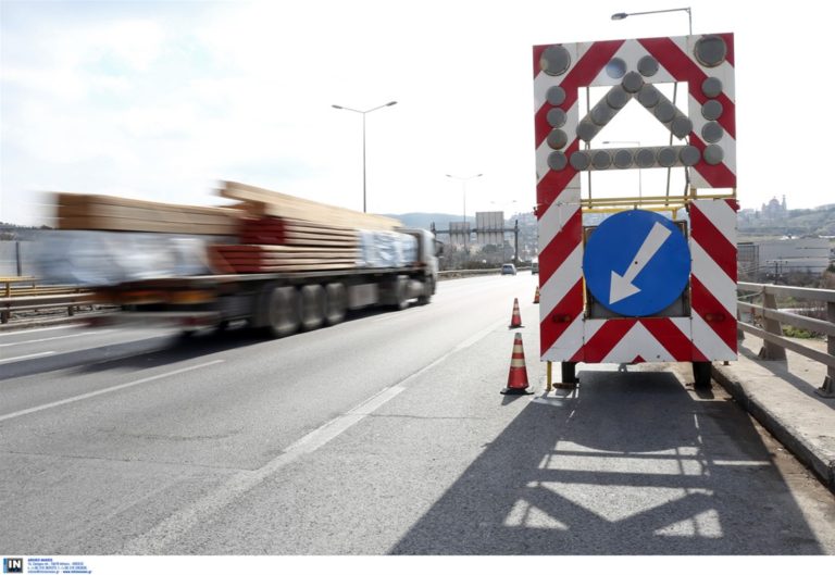 Εργασίες συντήρησης στην εθνική οδό Θεσσαλονίκης – Ν.Μουδανιών