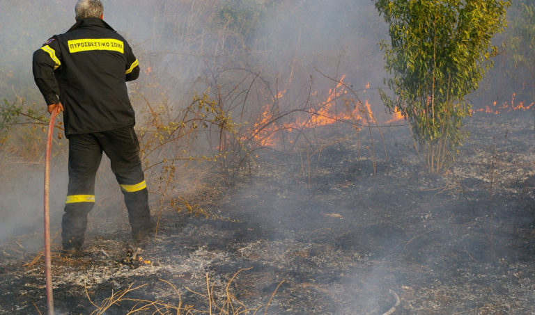 Τέθηκε υπό έλεγχο η φωτιά που ξέσπασε από κεραυνό στον Άγιο Νικόλαο Χαλκιδικής