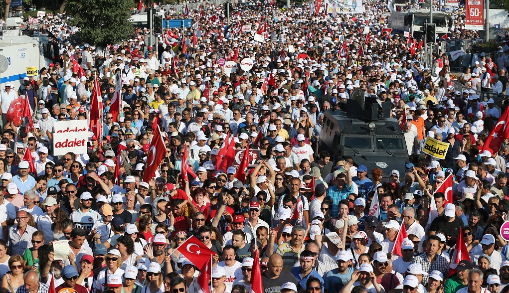 Στην Κωνσταντινούπολη έφτασε η «Πορεία της Δικαιοσύνης»