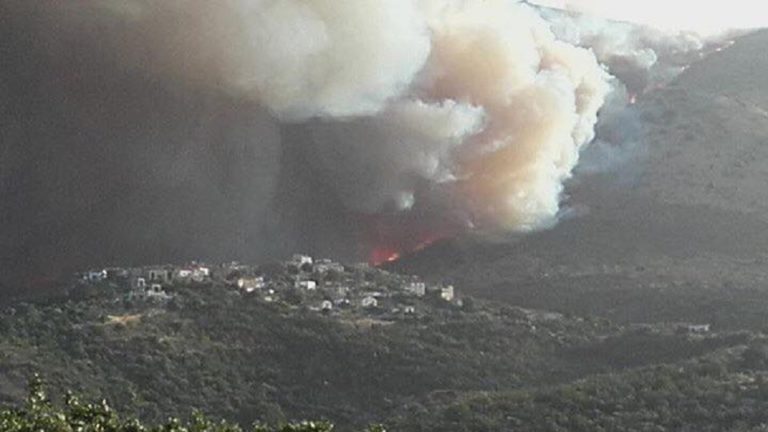 Σε εξέλιξη πυρκαγιά στην Κέρκυρα-Υπό έλεγχο στο Ξηρόμερο-Σε ύφεση στη Λακωνία